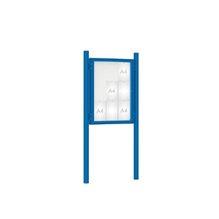 Premium Post Mounted Outdoor Noticeboard