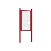 Premium Post Mounted Outdoor Noticeboard