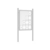 Premium Post Mounted Outdoor Noticeboard
