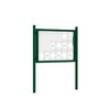 Premium Post Mounted Outdoor Noticeboard