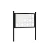 Premium Post Mounted Outdoor Noticeboard