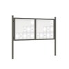 Premium Post Mounted Outdoor Noticeboard