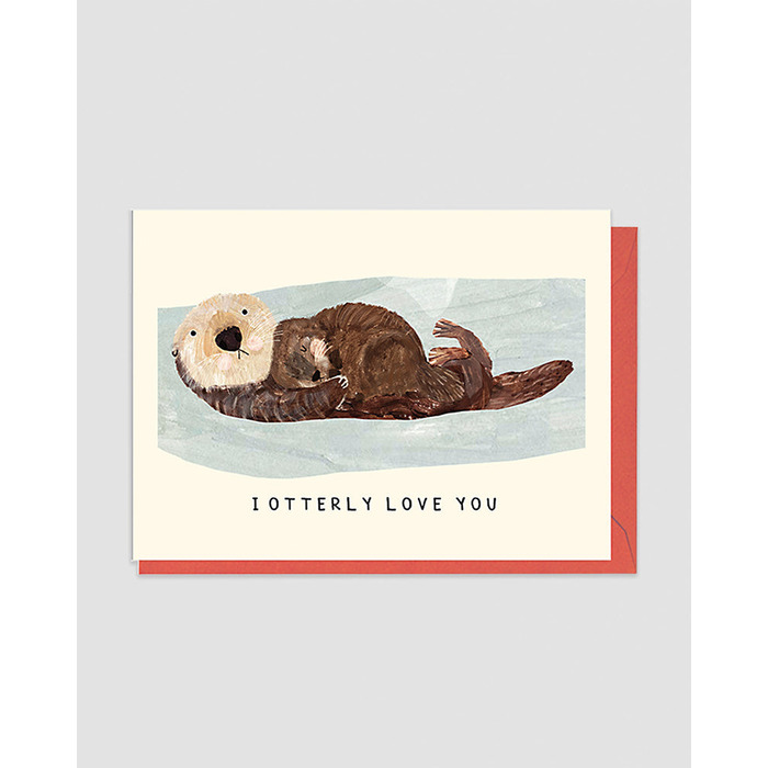 Otterly Love You — Greeting Card