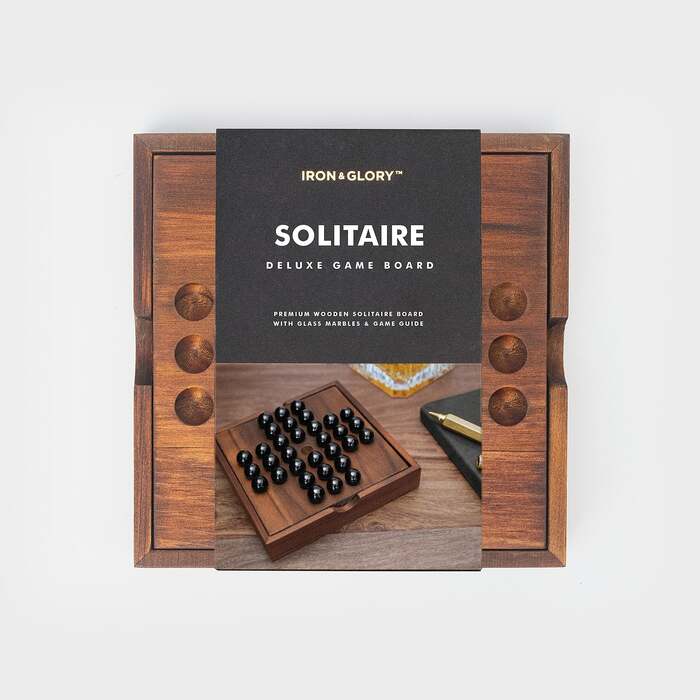 Wooden Solitaire Game