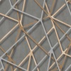 Galactik Geometric Vinyl Wallpaper Grey Muriva M24709