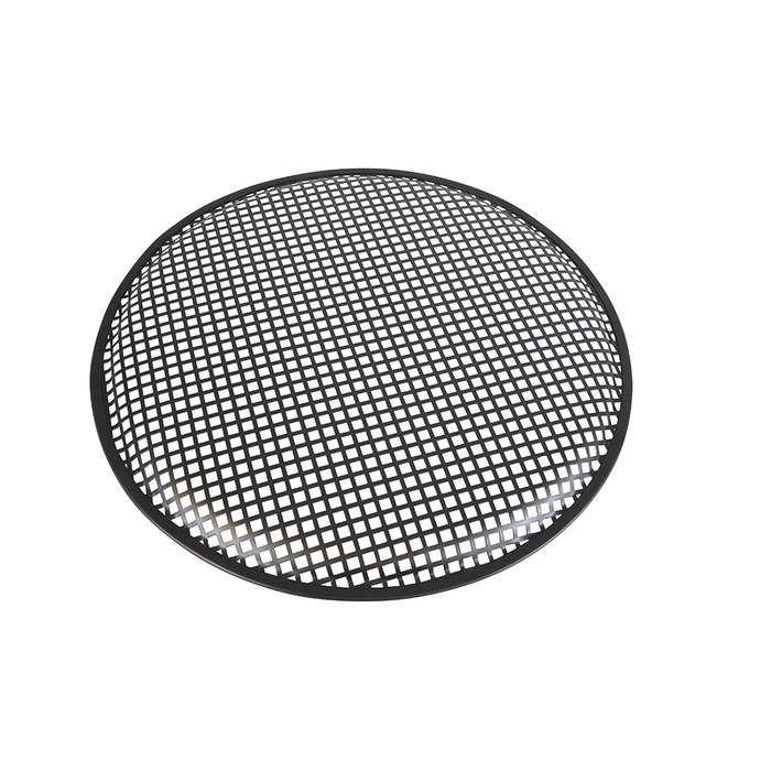 18" Metal Speaker Grille Black PVC Trim