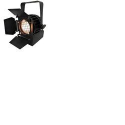 LED Fresnel Stage Spot Warm White LEDs Supplied with Barn Doors 150W