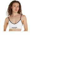 Tommy Hilfiger TH Monotype Contrast Piping Triangle Bra