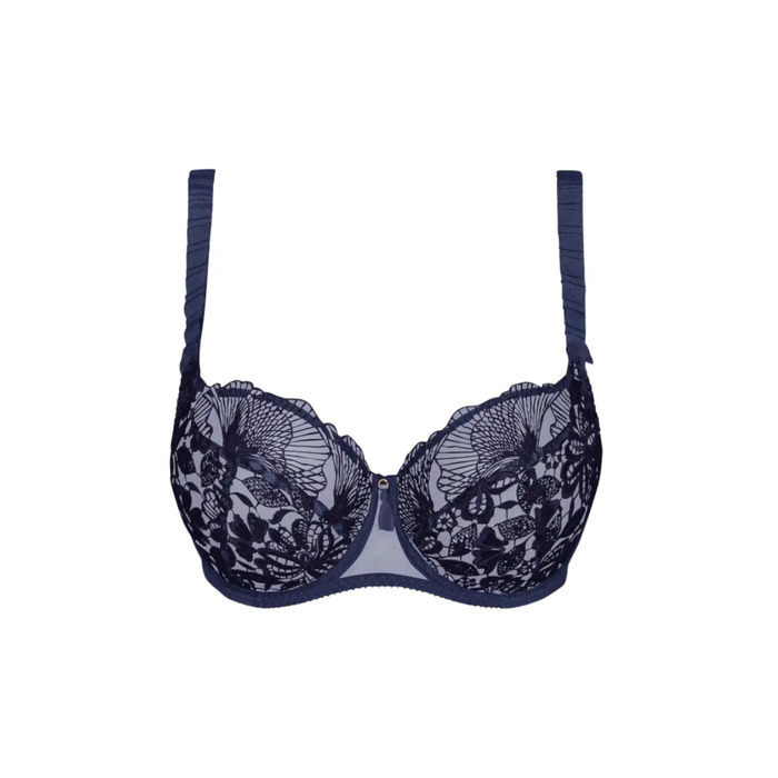 Empreinte Agathe Low Neck Bra - Cobalt - 34C