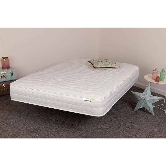 Starlight Beds™ | Side Stitched Spring & Memory Foam Mattress - 2ft6 by 5ft9 Shorty Mattress (75cm by 175cm)