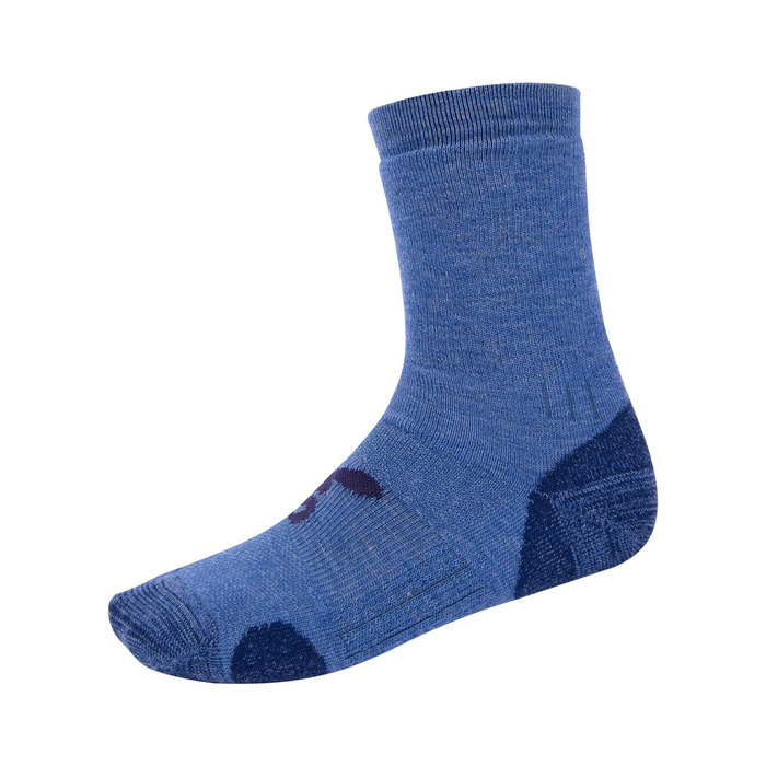 It's a Dog's Life Merino Wool Walking Socks Blue Size M