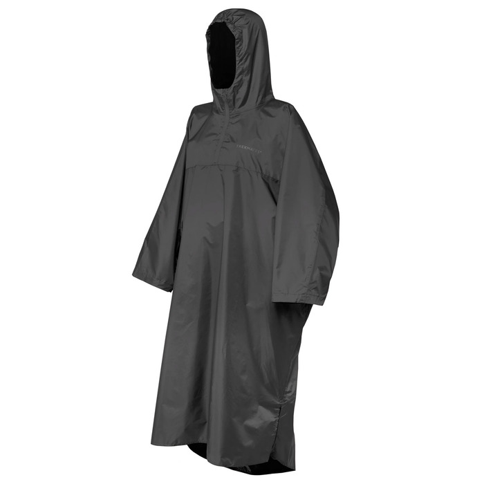 Trekmates Deluxe Waterproof Poncho Black