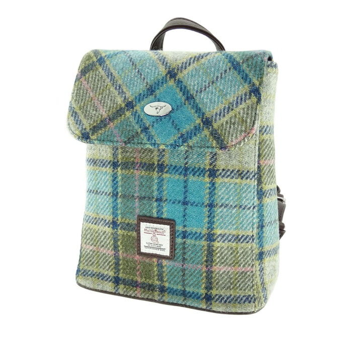 Glen Appin Tummel Harris Tweed Mini Backpack Col122