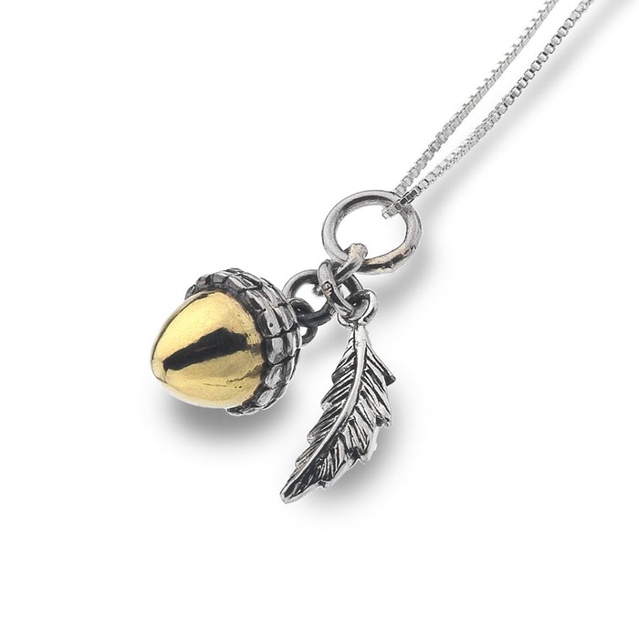 Sea Gems Acorn Necklace