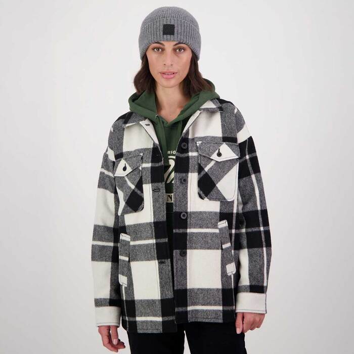 Swanndri Anchorage V2 Women's Wool Shirt Jacket Chester Check 14