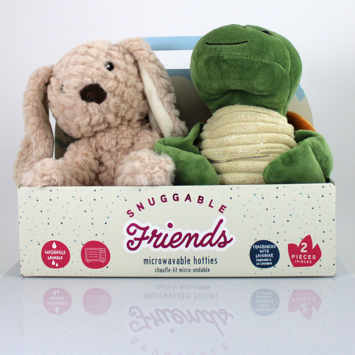 Aroma Home Hare and Tortoise Snuggable Friends Hotties
