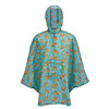 Eco Chic Waterproof Foldable Adult Poncho Sea Turtles