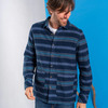 Saltrock Men's Woodford Stripe Shacket Blue M