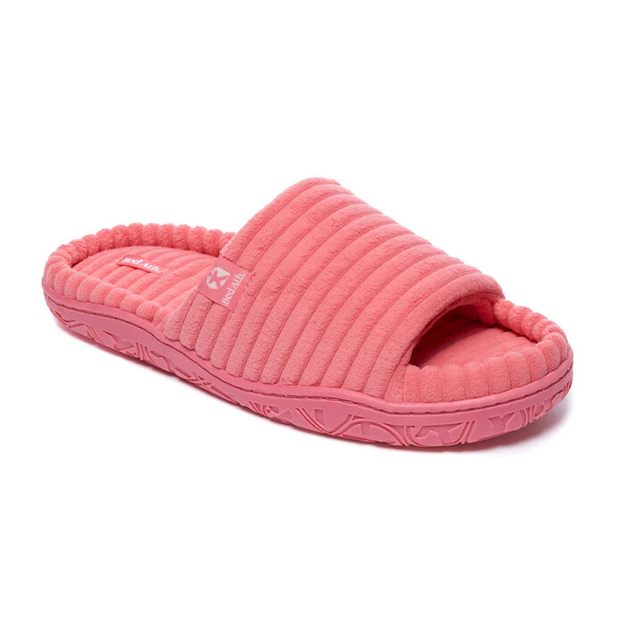 Bedroom Athletics Judy Jumbo Cord Slipper Slider Watermelon M