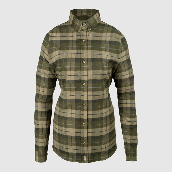 Jack Pyke Women's Bleasdale Heavy Flannel Shirt Green 10