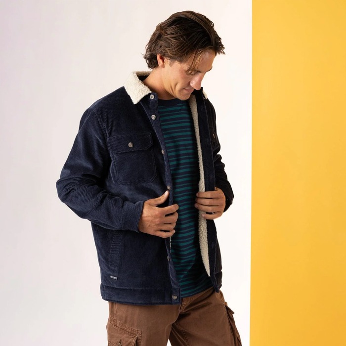Saltrock Men's Zeke 2 Corduroy Shacket Blue 2XL