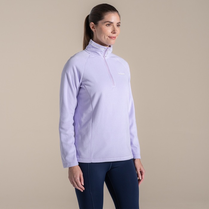Craghoppers Women's Miska VI Half Zip Fleece Parma Violet 10