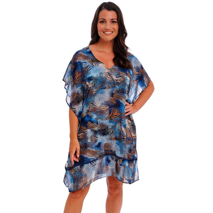 Fantasie Seraya Sands Kaftan - Denim - S - 10