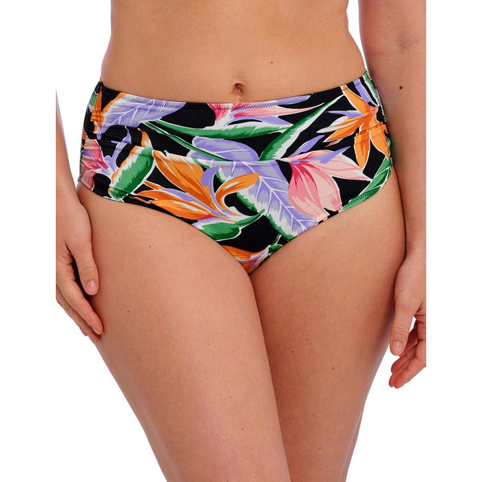Fantasie Mykonos Cove Full Bikini Brief - Black - L - 14