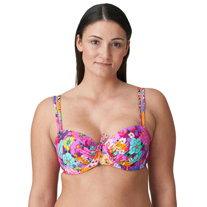 Prima Donna Swim Najac Padded Balcony Bikini Top - Floral Explosion - 32F