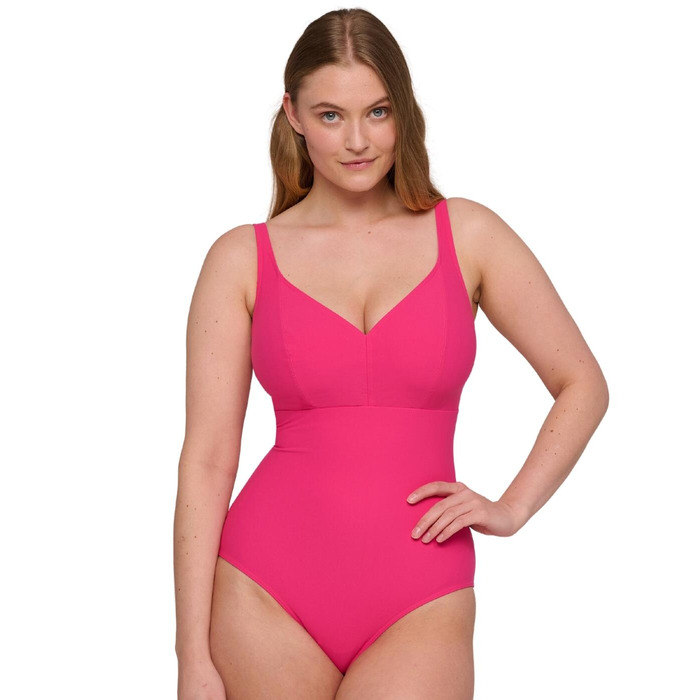 Prima Donna Swim Aswan Non Wired Plunge Swimsuit - Dragon Fruit - 34C