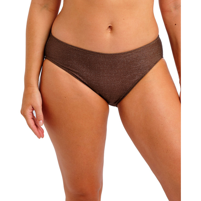 Fantasie Sabana Mid Rise Bikini Brief - Chestnut Sparkle - XXL