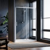 ELEGANT 1500mm Sliding Shower Door 8mm Easy Clean Nano Glass Shower Screen