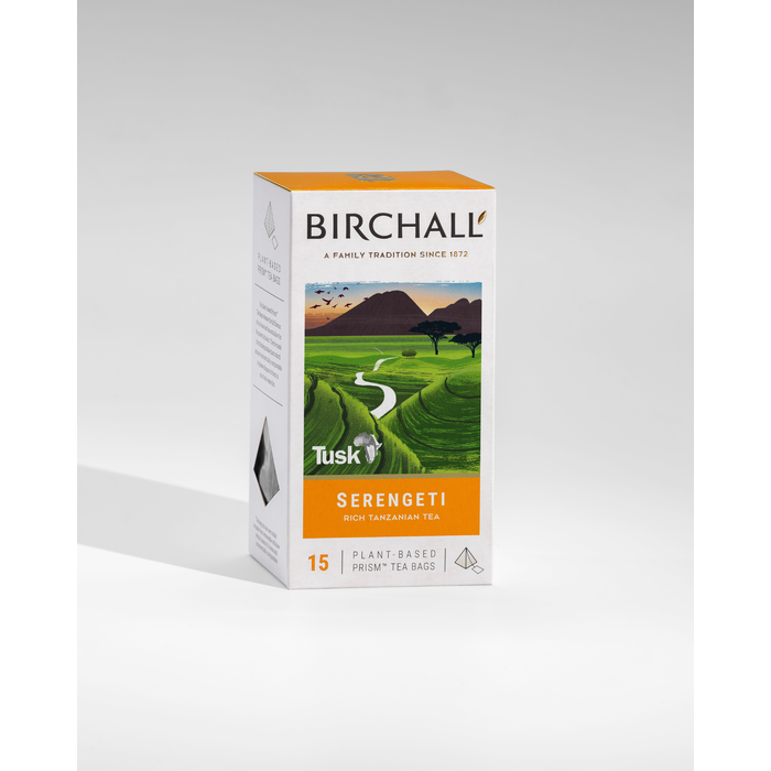 Birchall Serengeti - 15 Plant-Based Prism Tea Bags