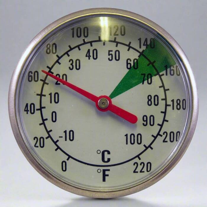 Motta Milk Thermometer with Clip – Stainless Steel