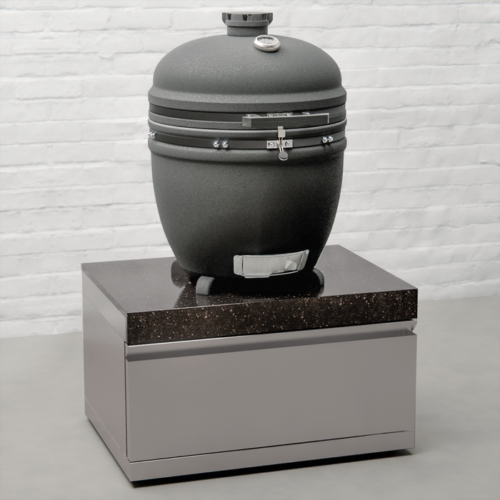 Draco Grills Stainless Steel Kamado Low Cabinet with Kamado Ceramic Egg 22", Late February 2026