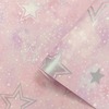 Stardust Wallpaper Pink / Silver Holden 14060