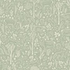 Woodland Animals Textured Vinyl Wallpaper Green Grandeco LD3413
