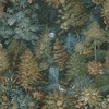 Midnight Woods Wallpaper Teal / Yellow Holden 14150