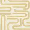 Brushed Geo Wallpaper Ochre Holden 14231