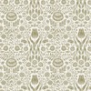 Laura Ashley Ashstead Damask Wallpaper Hedgerow Green 143333