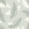Feather Wallpaper Sage Green Belgravia 772