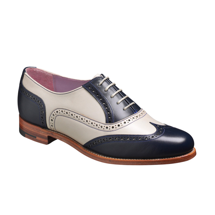 Freya - Navy Beige Calf, 3. 5