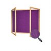 Hardwood Framed Lockable PET Noticeboard
