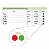 Double Sided Magnets Red & Green, Pack of 24