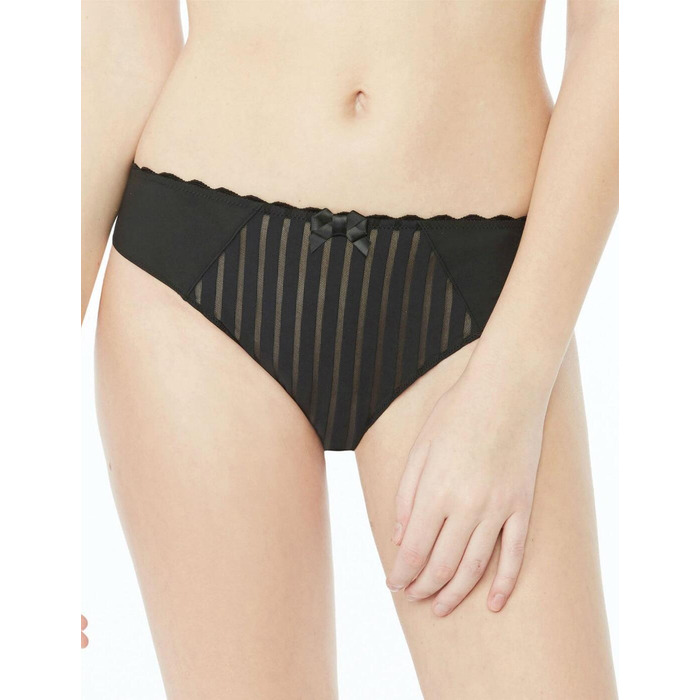 Bestform Stockholm High Leg Brief Black