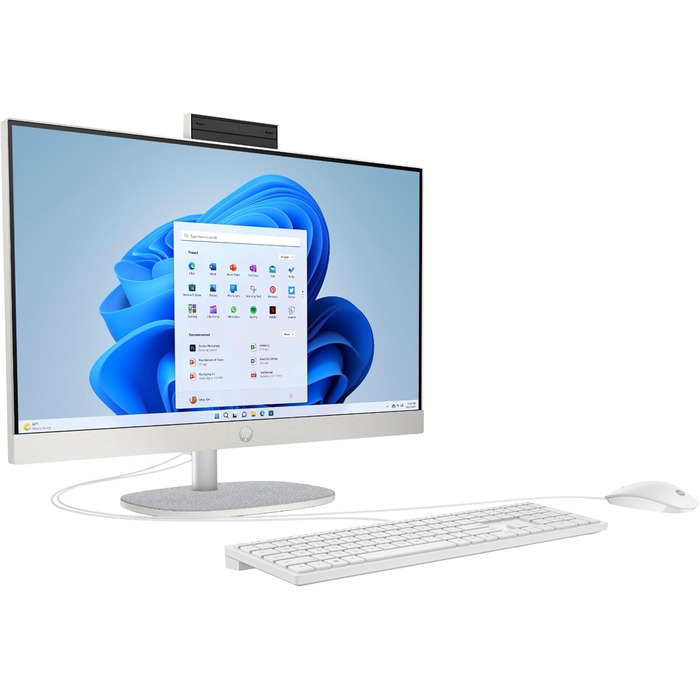 HP 24 All-in-One PC 23. 8" - Intel Core i3-N300, 8GB, 512GB SSD, White