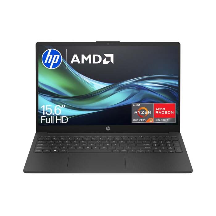HP 15-fc0018na 15. 6" Laptop - AMD Ryzen 3 7320U, 4GB, 128GB SSD, Jet Black