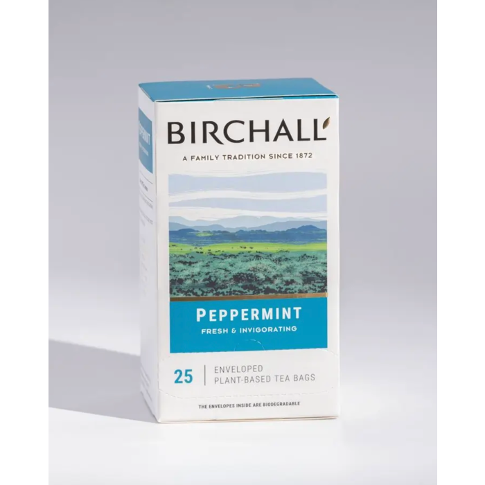 Birchall Peppermint Leaves - 25 Enveloped Tea Bags
