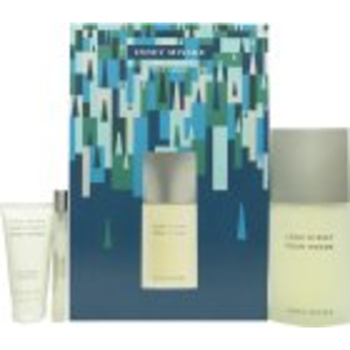 Issey Miyake L'Eau d'Issey Pour Homme Gift Set 125ml EDT + 50ml Shower Gel + 10ml EDT
