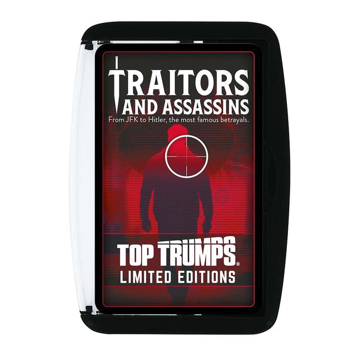 Traitors and Assassins Top Trumps Limited Edition Card Game